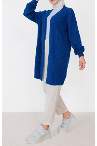 Vaniza Візерунковий трикотажний довгий кардиган