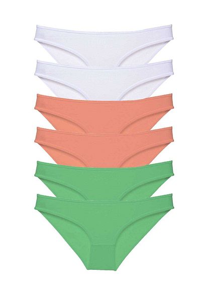 Easy Tedarik 6 Pieces Super Eco Set Lycra Women's Slip Panties 550