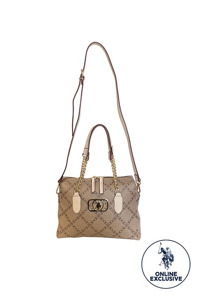 U.S. Polo Assn. Us8099 Model Mink-Béžová dámska taška cez rameno – exkluzívne online