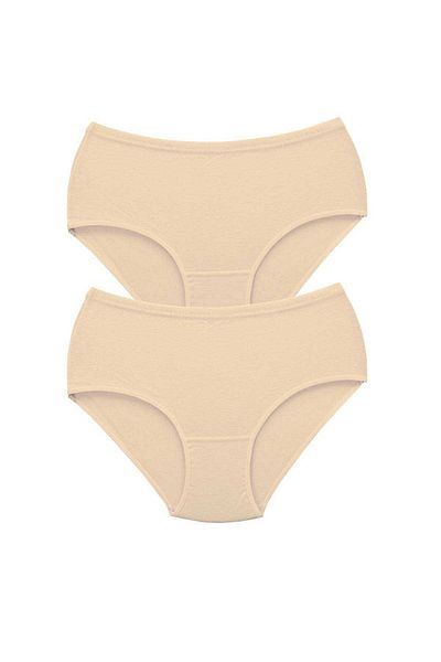 Easy Tedarik 2 Pieces Tutku Women's High Waist Bato Thick Rubber Panties Skin