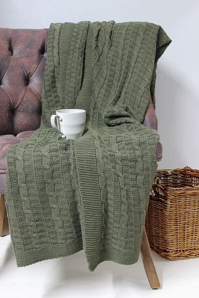 Arel Home 130X170 cm Acrylic Knee Blanket - Knitwear Knitted Tv Blanket