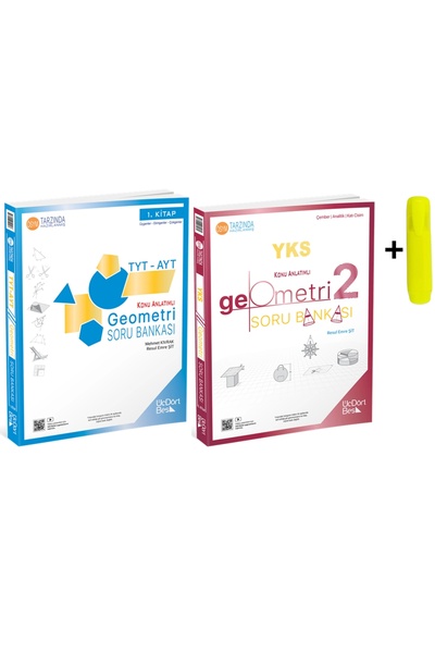 Üç Dört Beş Yayıncılık ÜçDörtBeş Yayınları TYT AYT Geometri 1 ve 2. Kitap Sor...