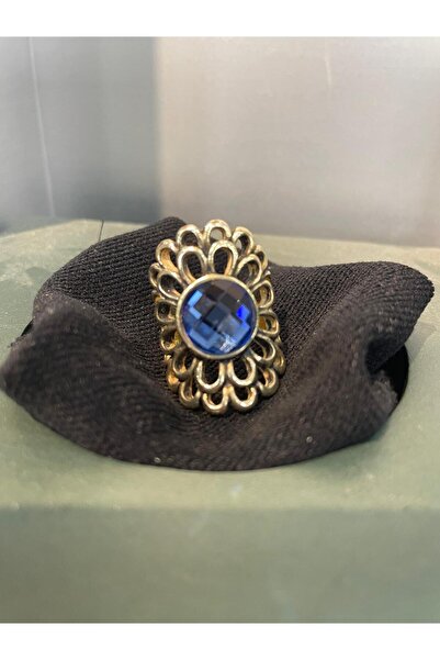 Dedemin Antikaları Safir Taşlı Kadın Yüzük