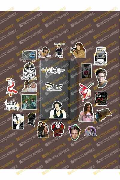 One Little Happiness Set de autocolante Twilight / twinligth bullet journal n...