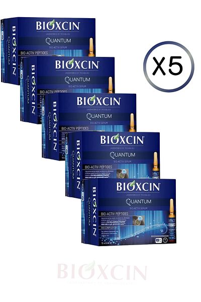 Bioxcin Quantum Bio-Activ Hair Strengthening Serum - 15X6 Ml, 5 Pcs