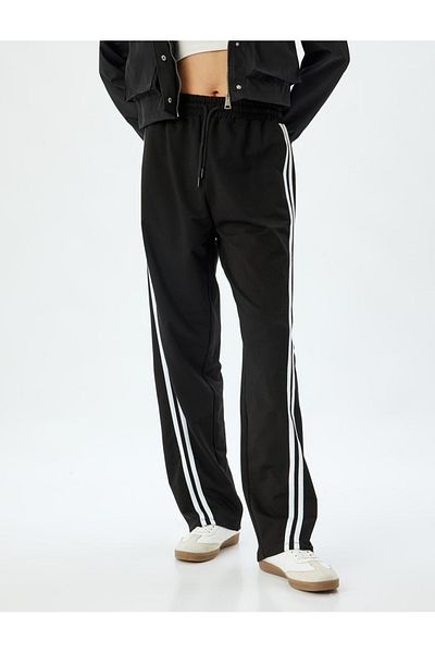Koton Women's Tracksuit Bottom 5Wal40088Ik Black