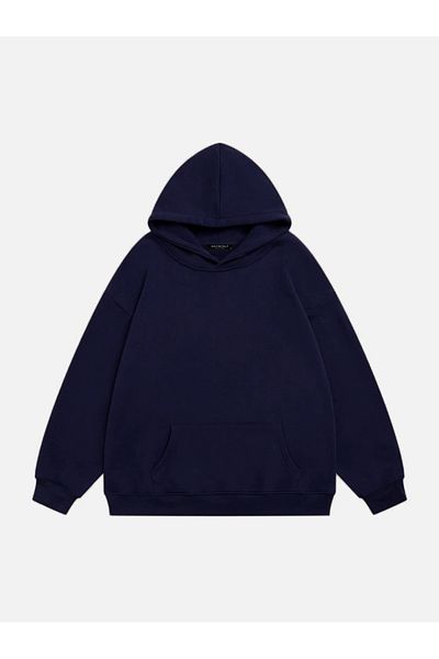 Mad&Calf Women's Lucky Printed Hooded Fleece Oversize Sweatshirt