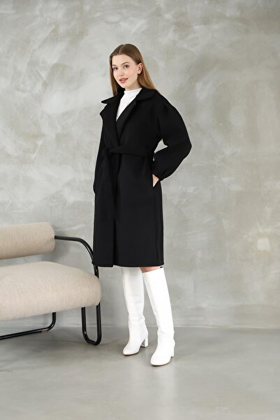 QUBERZ Belted Balloon Arm Stamped Black