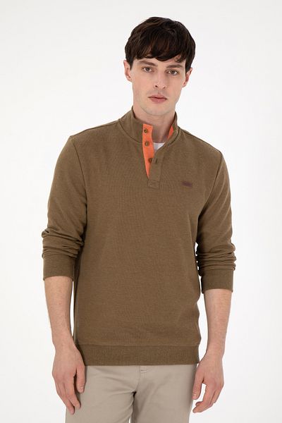 U.S. Polo Assn. ΒΑΣΗ. Polo Assn. Χακί φούτερ - 1946279