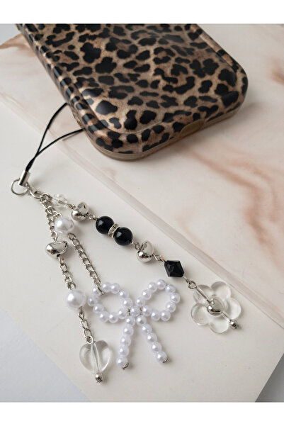 Leydia accessory Fiyonk Detaylı Telefon Charm Telefon Charm Çanta Ve Anahtar ...