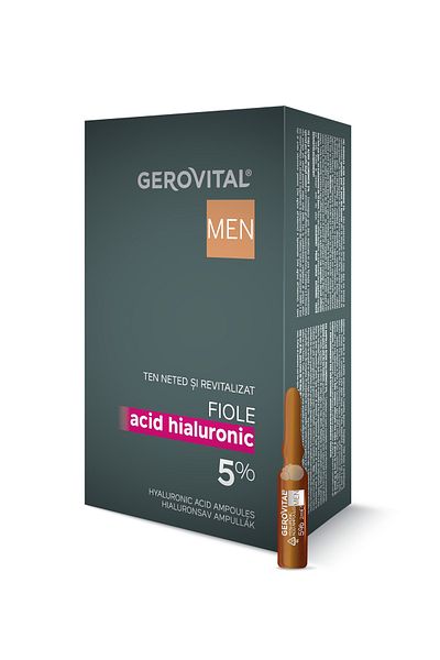 GEROVITAL MEN FIOLE ACID HIALURONIC 5% 10X2ml