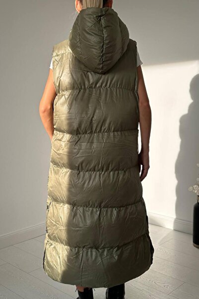 Elbee Fashion Woman Надувний жилет з розрізом збоку