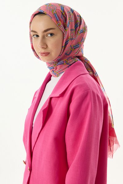 SOFT AKSESUAR Şal atemporal cu model de lanţ