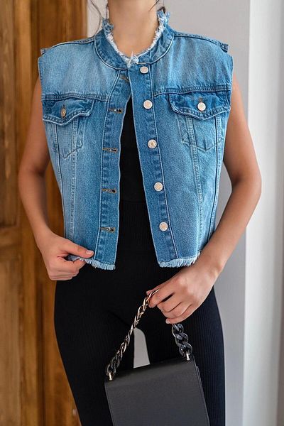 Elbee Fashion Woman Океански жилет