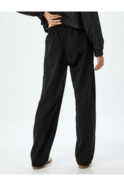 Koton Women's Tracksuit Bottom 5Wal40088Ik Black