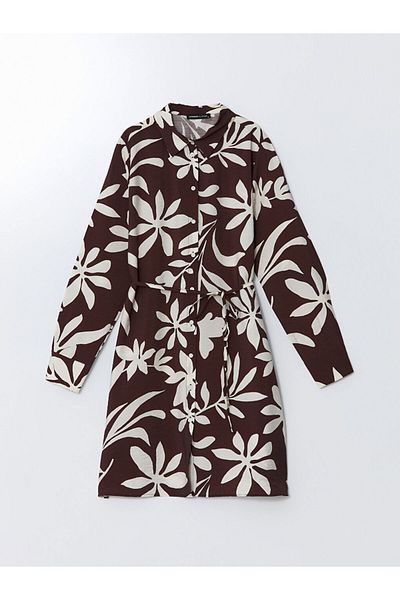 LC Waikiki New Season Women's Floral Shirt Tunic - S5He54Z8