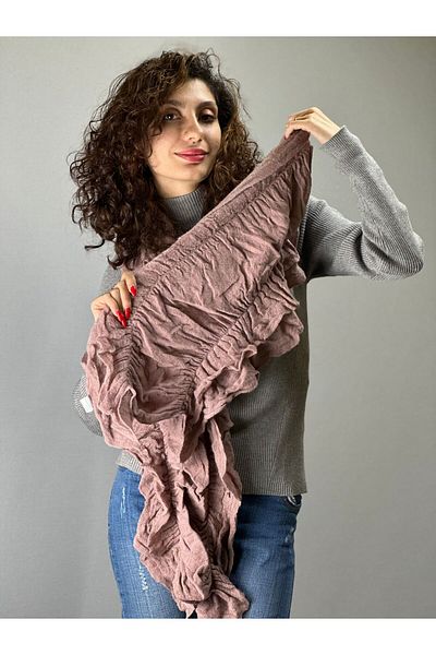 Gönülden Tasarım ΠΛΕΚΤΟ ΒΟΛΑΝ ΕΛΑΣΤΙΚΟ ΓΥΝΑΙΚΕΙΟ ΣΑΛΙ ΦΟΥΛΑΡΙ 170Χ30 ΕΚ.