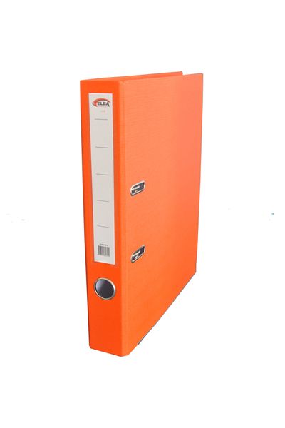 ELBA Orange Narrow Plastic Office Folder