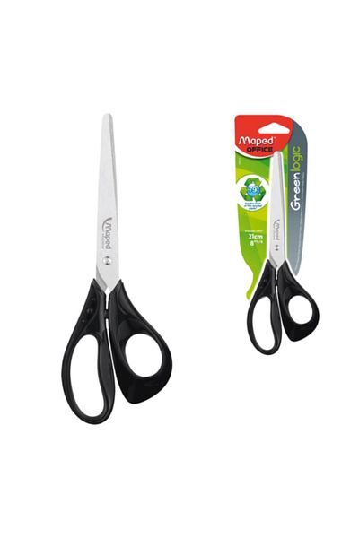 Maped Green Office Scissors - Essential 21 Cm468110