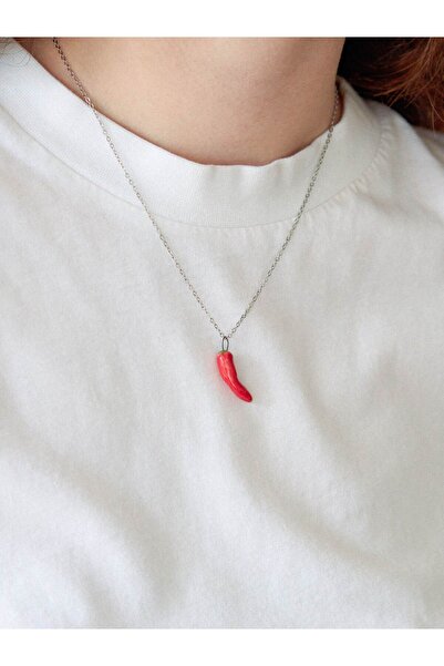 Root and Color Kırmızı Biber Kolye
