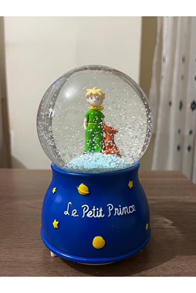 Sega Accessory Küçük Prens 18 Cm Kar Küresi En Büyük Maxi Boy Otomatik Püskürtmeli Işıklı Müzikli Pil Dahil