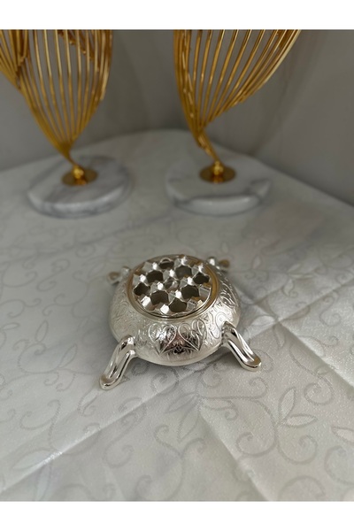 USD HOME Gümüş lüx ızgaralı küllük kül tablası