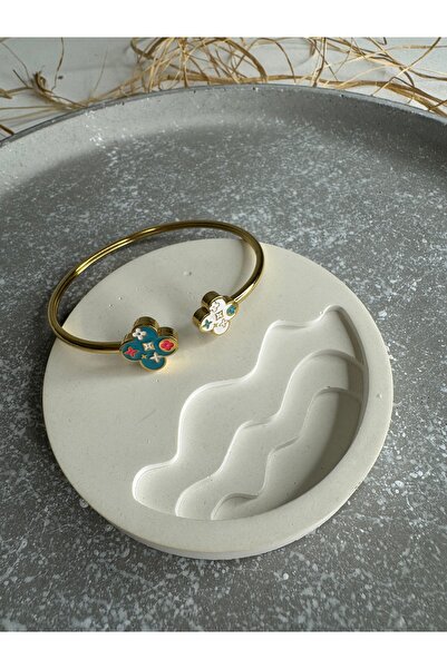 LOVELYSTORE سوار فولاذي بتفاصيل قلب - غير تشويه