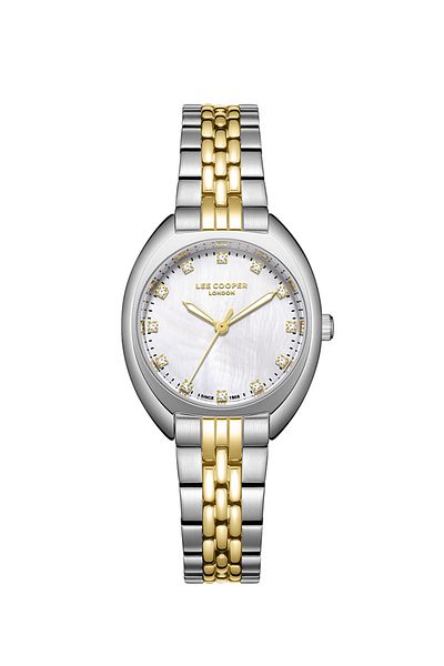 Lee Cooper Lee Cooper LC07989.220 Women Analog Display Watch & Metal Strap Silver