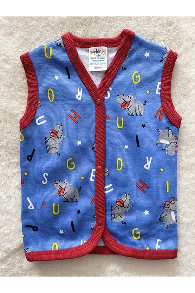 Seçkin Baby Hippopotamus Combed Cotton Vest