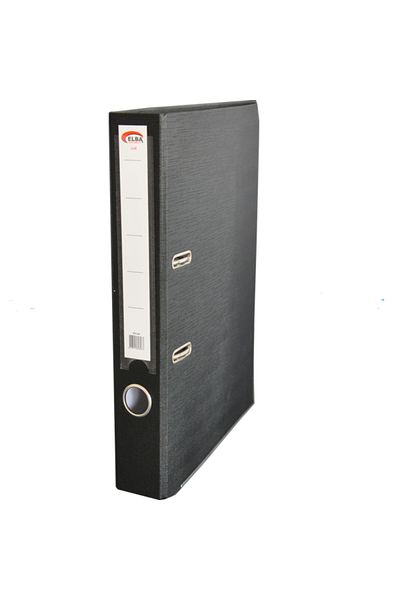 ELBA Black Narrow Plastic Office Folder