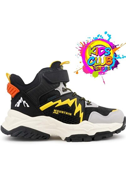 KOCAMANLAR Cool Lukas Ortopedik Kaymaz Taban Unisex Çocuk Bot SARI