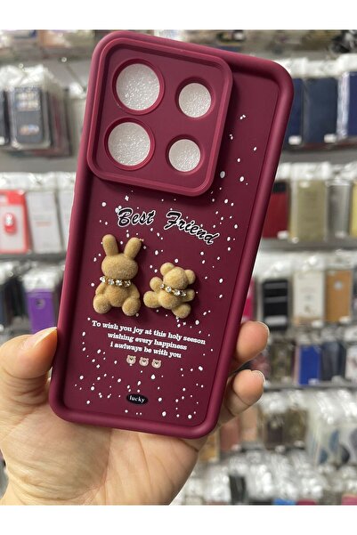 TECNOTREND Redmi Note 13 Pro 5G Xiaomi / Poco X6 5G Uyumlu Figürlü 3D Kabarık...