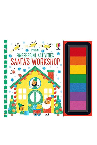 Usborne Fingerprint Activities Santas Workshop