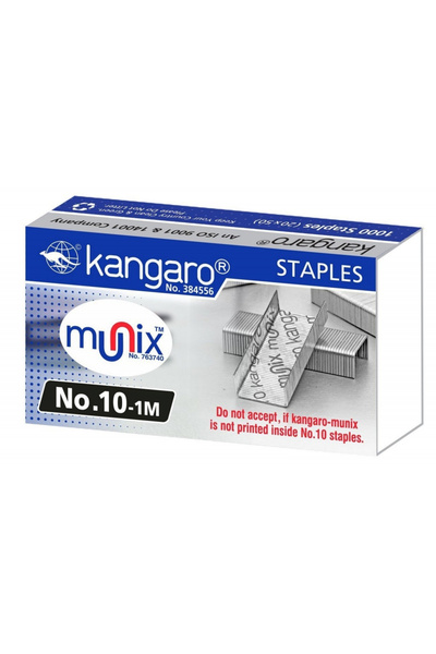 Kangaro رقم: 10 سلك تدبيس 1000 قطعة (علبة واحدة)