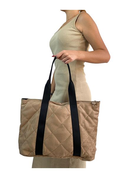 Gloria Addase Women's Quilted Pattern Puff Shoulder Bag