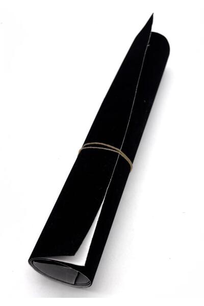 angel çanta aksesuar Angel Çanta Aksesuar Yapışkanlı Siyah Renk Nubuk Kumaş Abiye Çanta  Kalıp Astarı