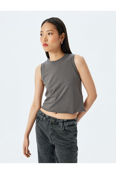 Koton Basic Crew Neck Sleeveless Women's Tank Top