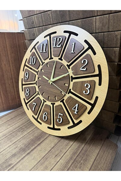 modabilge Shelife Wooden Decorative Wall Clock