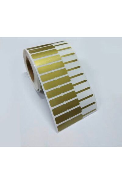 Genel Markalar Kuyumcu Etiketi P.P Opak Gold Renk 72mm X 10mm