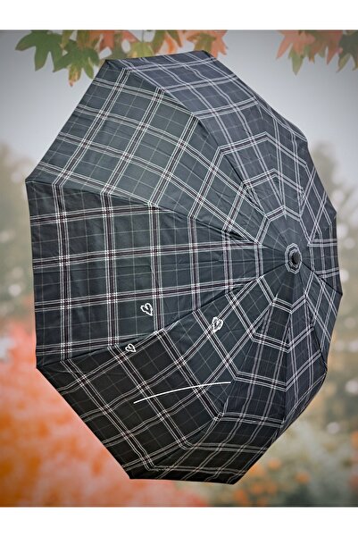 Rubenis Fiber Gövde Otomatik 10 Telli Rüzgara Dayanıklı  Şemsiye