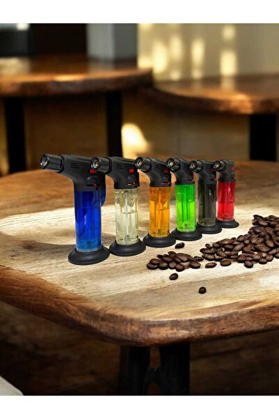 Roxir Ayaklı Vantuzlu Doldurulabilir Depolu 1300 Derece Torch Pürmüz Çakmak Mjt