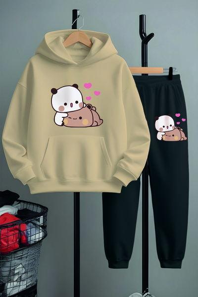 MYADA Σετ φόρμας Premium Bubu και Dudu Printed Bottom Top 23410