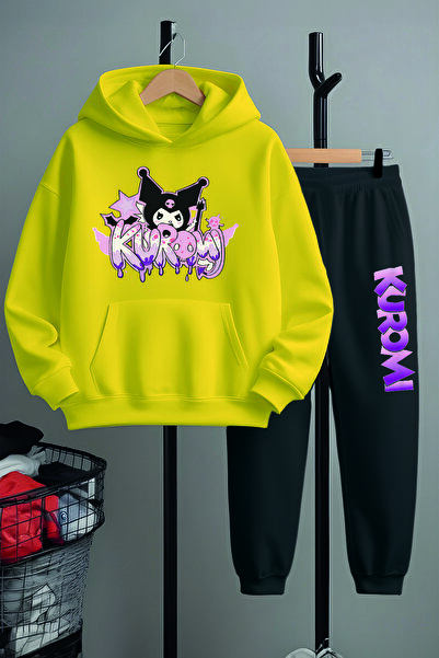 MYADA Premium Graffı Kuromi Printed Bottom Top Σετ φόρμας 23408