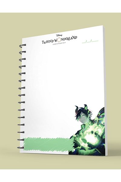 nihonwosekai Twisted Wonderland Anime A5 Size Spiral Notebook 50 Sheets