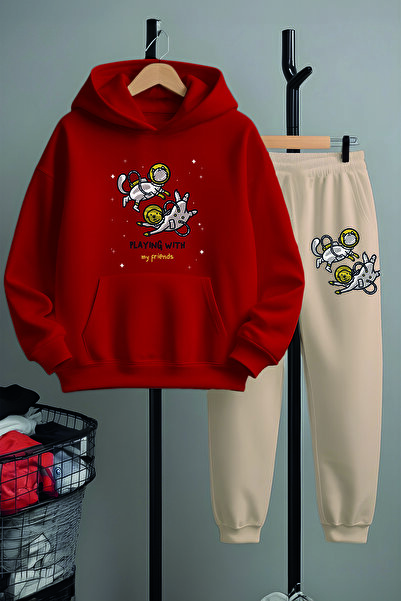 MYADA Преміум-комплект спортивного одягу з принтом «Гра з собаками» 22959