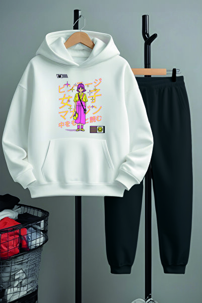 MYADA Преміум-комплект спортивного одягу з принтом дівчинки-фотографа 22979