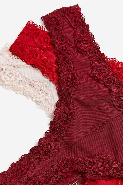 H&M مجموعة من 3 سراويل داخلية برازيلية