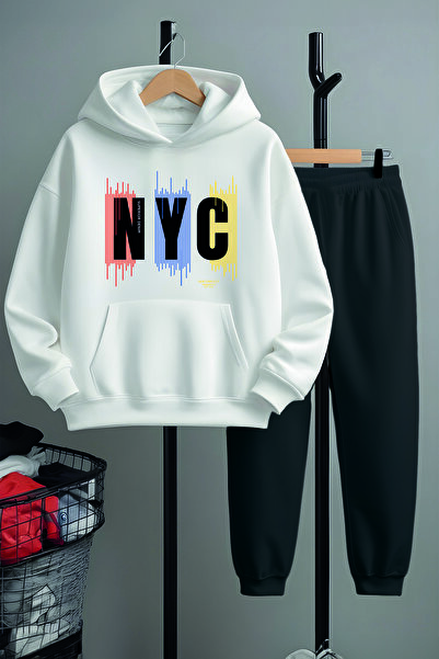 MYADA Преміум комплект білизни з принтом NYC 12503