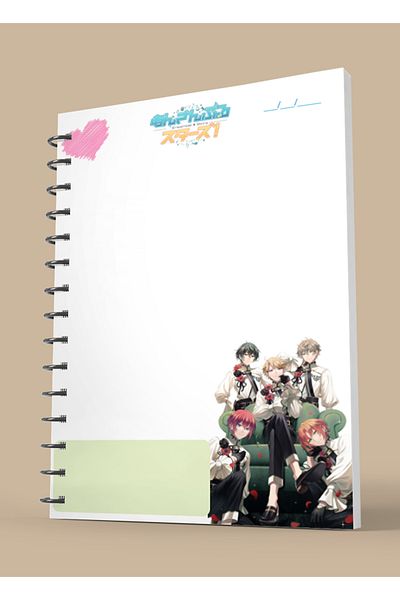 nihonwosekai Ensemble Stars Anime A5 Boy Spiral Notebook 50 Sheets