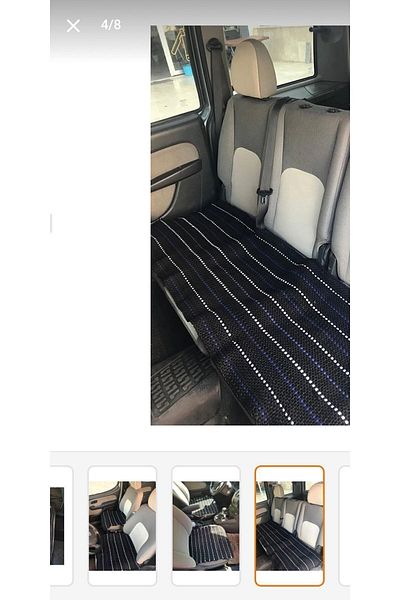 Taşkın Home Anti-sweat Car Rug Front and Back Set of 3 Laying Rugs Black and White